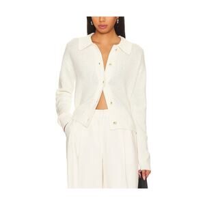 Rue Sophie 'Janie' Ivory Wool Cardigan Size M